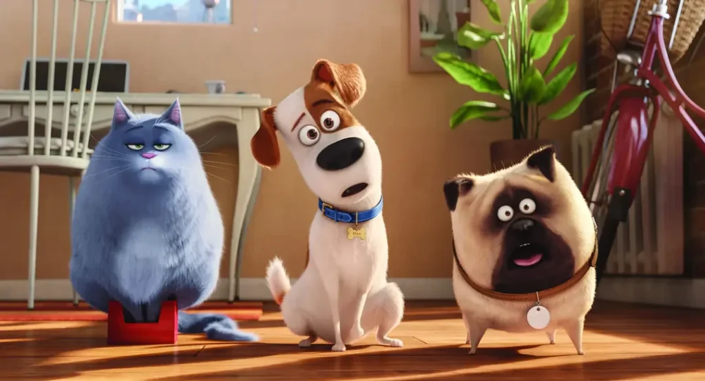 Secret life of pets movie scene